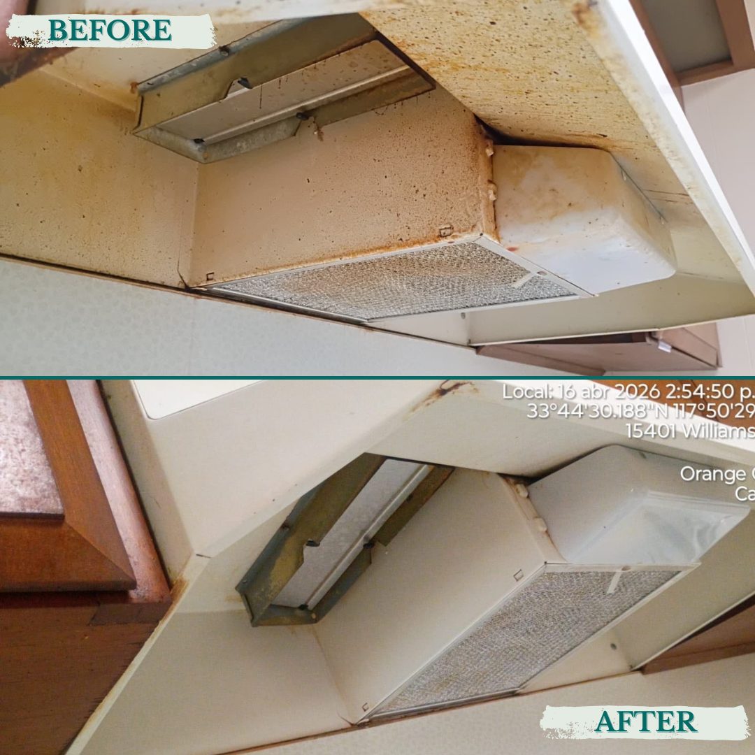 Range hood & vent degreasing